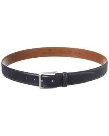 Bruno Magli Dante Leather Belt - Màu xanh lam - Xem 2