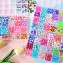 1 juego de pulsera de cuentas nueva, estilo casual y bonito, varios estilos a juego, estilo niña, colgante, arte decorativo, regalo para amigas, cuentas hechas a mano, ideal para uso diario y para regalar, crea tu propia pulsera a tu gusto.