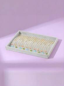 1 Pieza, Caja de almacenamiento de anillos con bordes redondeados con borde dorado, color gris, bandeja de exhibición, caja de almacenamiento de joyas, gran capacidad, madera maciza de alta calidad, para aretes, pendientes, joyería pequeña, joyería, gran capacidad, bandeja de exhibición, caja de exhibición de joyas de madera maciza, adecuada para anillos, aretes, etc., estilo retro, es una opción de regalo para mujeres, regalo del Día de la Madre, regalo para amigos, regalo para novia, regalo para familiares, regalo para maestros, regalo para colegas