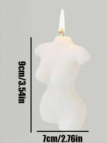 1pc Soy Wax Scented Candle Decor, Natural Ingredients For Pregnant Women & Children, Suitable For Home Decoration, Valentine's Day Gift, Wedding Favor, Christmas Gift For Her, Candle Holder Set, Women's Gift, Candle Gift Set, Wax Melts - Multicolor - View 3