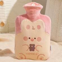 Cute Large Warmer Hot Water Bag For Period Pain Stuffed Menstrual Colic Heater Plush Hand Warmer Seed Guatero - 款式-F-1000ml - 查看 4