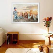 Custom Photo Puzzle,With Frame Or Only Puzzles,Customized Children's Puzzle,Custom Class Puzzle,Personalized Picture Jigsaw For Family,DIY Gift Idea,Personalized Holiday Photo,Custom Engagement Portrait Puzzle