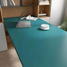 1 卷哑光蓝色自粘壁纸 15.7 英寸 X 39.3/118.1/196.8 英寸 防水可移除厚无缝动物风格图案纯绿色装饰壁纸适用于家具橱柜厨房和浴室防水墙面覆盖自然美学易于粘贴墙贴 DIY 装饰墙纸房间装饰墙面装饰卧室客厅装饰