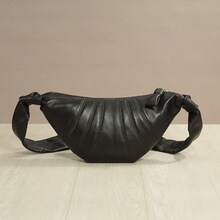 Multipurpose Small Backpack - עור פרה בצבע שוקולד בגודל בינוני (קפה) - ראה 2