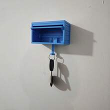 1 件 3D 车库钥匙扣，带开门功能 - 时尚壁挂式钥匙收纳盒，适合入口、走廊或办公室装饰，采用有趣实用的设计，适合汽车爱好者，采用高品质工艺制作