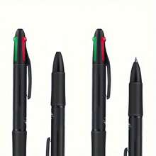 7 支/5 支创意 Chick Peep 速干迷你圆珠笔 0.5 毫米办公文具趣味礼品用品，黑色笔套装，开学季 - 中性筆 - 查看 7