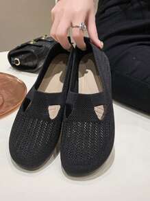 Women's New Fashion Soft Bottom Spring Summer Autumn 2025 Woven Fabric Shoes