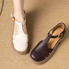 Women Flat Sandals - 米色 - 查看 6