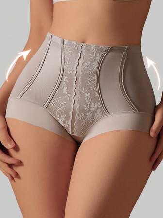 Shorts fajas sin costuras de cintura alta para control de abdomen y silueta estilizada para mujeres