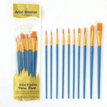 10pcs Fine Detail Painting Brush Art Craft Brush Set-Gifts For The Start Of School Season,Back To School,School Supplies