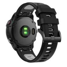 26mm Watch Band Compatible With Garmin Fenix 7X/ Fenix 6X/ Fenix 5X/ Fenix 8 51mm/ Tactix Delta,Soft Silicone Replacement Quickfit Bands For Fenix 3/3 HR,Fenix 5X Plus/6X Pro/Descent MK1/Enduro