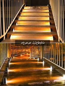 2/6 من إضاءة شمسية للخارج بشكل مثلث, إضاءة شمسية للساحات, إضاءة شمسية للمناظر الطبيعية، 10/13 مصباح الايدي مقاوم للماء بمعيار IP65 مناسبة للحديقة والفيلا والشرفة والأسوار والطرقات وإضاءة ديكور الخارج، إضاءات خارجية شمسية