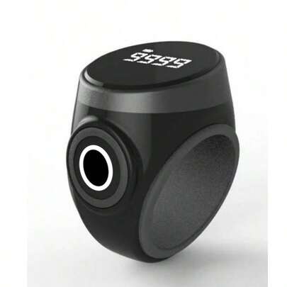 1pc Lightweight Finger Counter, ABS Material, Convenient For Monitoring, Day/Prayer Reminder, Digital Finger Counter, Portable Digital Tally Counter