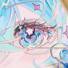 Bộ 36-72 bút gel nhũ, đầu bút 1.0mm, viết trơn tru, bút dạ quang nhũ, bút vẽ nhiều lớp dung lượng lớn, dụng cụ mỹ thuật, thích hợp cho học sinh, quà tặng tựu trường. - Nhiều màu - Xem 8