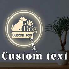 Personalisierte Neonlichter für Haustiere, mit benutzerdefiniertem Hundedesign, mit USB-betriebenen LED-Leuchten, als Heim- oder Bürodekoration. Perfekt für Anlässe wie Geburtstage, Hochzeiten, Jahrestage, Weihnachten, Halloween etc.