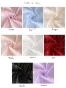 1 Stück Chiffon Blumenstrauß mit Quasten-Satinspitzenrand, florale DIY Bastelzubehör