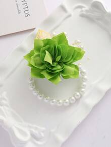 1 件胸花 + 1 件腕花，海军蓝山茶花和金叶珠饰男女通用翻领别针和腕带，假花婚礼胸花，适合新郎、新娘、伴郎、伴娘、派对、舞会