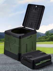 便携式折叠马桶车载马桶桶垃圾桶旅行户外露营折叠厕所旅游应急自驾成人自驾游应急厕所防臭移动露营厕所 - 彩色 - 查看 4