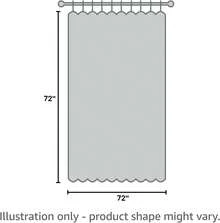 Distressed Velvet Shower Curtain Set, 13 Pieces Caramel Gold Including1 Piece 72"X72" Shower Curtain And 12 Pieces Silver Hooks - Gold - View 9