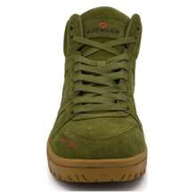 Airwalk AW6353 Boots Men 10.5 Olive Suede Mongo Mid Comp Toe EH Work Shoe KHD255