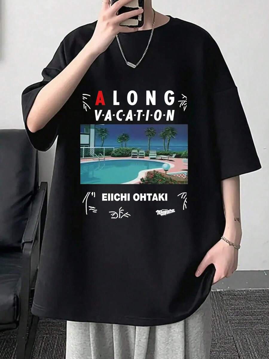 Men Sports Tees & Tanks - Black - View 1