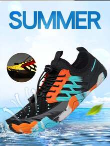 Sandalias de playa, zapatos de agua para parejas para surf, natación, con suela suave y antideslizante, cómodos - Multicolor - Ver 8