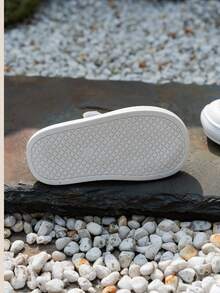 Tênis Esportivos para Bebês, Tênis Casuais Brancos para Crianças, Sapatos Planos para Meninos/Meninas, Primavera/Outono