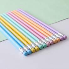 100/30/10/1pc Pencils In A Pack, Pink Wedding Hb Pencils, Graphite Pencil Set With Eraser, Suitable For School Drawing, Sketching, Bridal Baby Shower, New Year And Valentine's Day Gifts. Must-Have Stationery For Back To School Season