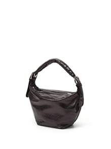 Bolso de mano de moda para mujeres con estilo de rock, bolso de hombro plegable y casual tipo empanadilla, bolso versátil de alta gama apto para salidas, citas, trabajo/oficina y viajes diarios