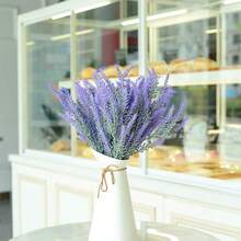 12 ramos de flores artificiales de lavanda, de color morado, para boda - 1 - Ver 4