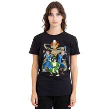 AVATAR Maglietta unisex per adulti degli Elementi dell'Avatar (Nera)'