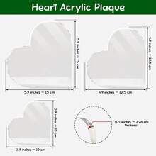 Personalisierte Hochzeitsgeschenke, Hochzeitskalender Acrylplaketten, Geschenke für Freundinnen und Schwestern zur Hochzeit, Brautjungfernplaketten, Hochzeitsandenken - Verschiedenfarbig - Übersicht 3