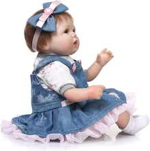 Ziyiui Vivid 55cm 22 Inch Reborn Baby Doll Girl Lifelike Soft Vinyl Newborn Doll Realistic Looking Toddler Toy Cute Kids Gift For Birthday Christmas - Mix - View 6