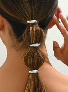3 pièces/6 pièces épingles à cheveux en métal à la mode pour femmes. Accessoires capillaires élégants personnalisés. Épingles à cheveux en forme de Kauri, de coquillage et d'étoile de mer de style Y2K, pour la décoration d'Halloween. Pinces plates, pinces à cheveux, pinces pour cheveux, barrettes