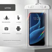 1pc Universal Waterproof Phone Pouch Bag With Lanyard, Suitable For Beach, Pool, Boating, Water Park & Other Water Activities, Beach Essentials, Beach Accessories, Pool Float - Multicolor - View 7