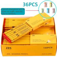 Lápices HB, 12 lápices de madera, lápices para bosquejar y dibujar para escuela primaria con borradores, artículos de papelería de comercio exterior, regalos de artículos de papelería, maestros, útiles de estudio, lápices de viaje, útiles de estudio para niños, caligrafía bonita, premios para kindergarten para volver a la escuela