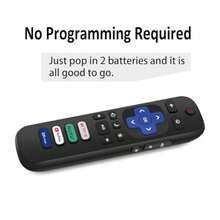 2 Paquetes de Controles Remotos de Repuesto Compatibles con Televisores Inteligentes Roku, Controles Remotos Infrarrojos para Hisense, Sharp, Onn, Element, Insignia Roku TV. No Compatible con Roku Stick, Box o Altavoz 65hj - NegroA - Ver 7