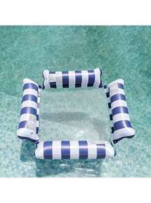 1 حزمة شاطئية نفاخة خارجية مع شباك قابلة للطي لها ظهر يستخدم للاستلقاء أو الطفو، كرسي أرجوحة طافية، سرير طافي، مرتبة نفاخة،كرسي طافي للماء، أريكة طافية، لوحة طافية مزدوجة الاستخدام، حلقة سباحة معقودة