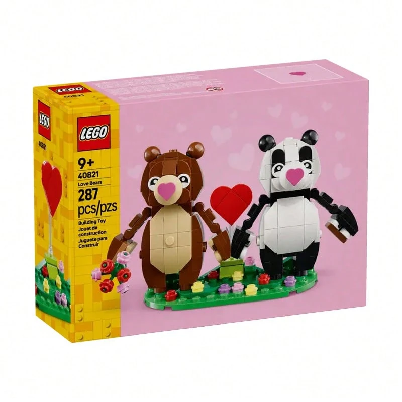 Set de bloques de construcción de oso de pareja LEGO, adecuado como regalo para niños - 40821 - Ver 1