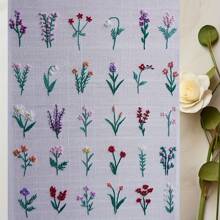 30Pcs Embroidery Pattern Papers For Shirts & Sweaters, Water-Soluble Adhesive DIY Craft Material Kit With Video Tutorials. Ideal For Handmade Gifts, Craft Sets, DIY Clothing, DIY T-Shirts, DIY Presents, DIY Fashion, DIY Tutorials, Sewing Kits, Embroidery Sets.