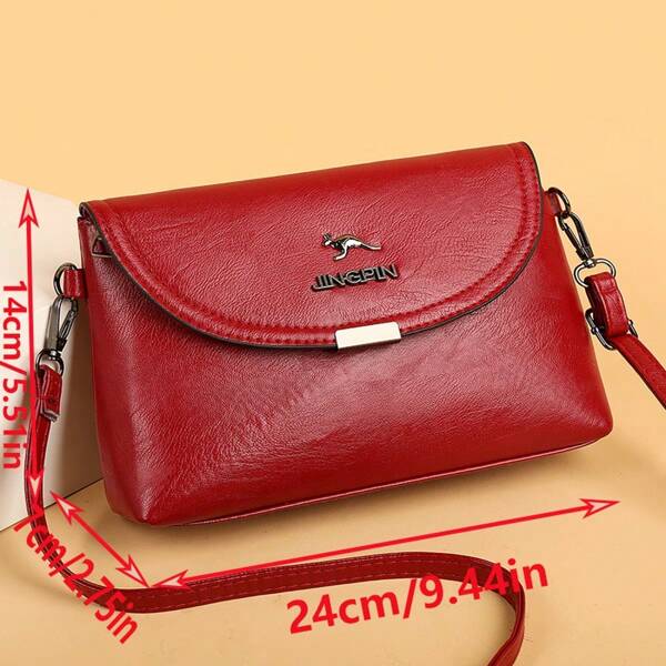 High-Quality Faux Leather - Stylish Women's Crossbody Bag - Fashionable & Lightweight Wallet, Fresh Anti-Theft