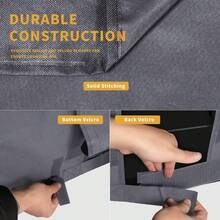 Outdoor TV Cover For 63 To 65 Inches LCD, LED, Waterproof, Weatherproof And Dust-Proof TV Screen Protectors With Cleaning Cloth (65 Inch,Dark Gray) - Multicolor - View 6