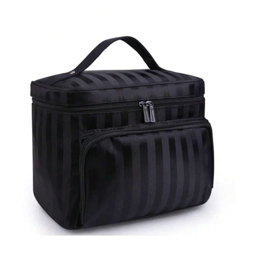 Cosmetic Travel Packing Organizer - Black - View 1