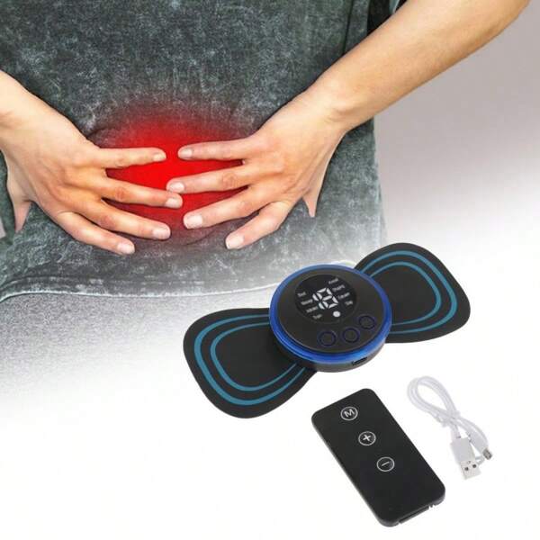1 Pezzo toppe Elettrici Per Rilassamento, toppe Per Rilassamento Muscolare Portatili Per Il Corpo Intero, Set Famiglia Con toppe Sostituibili, Edizione Speciale Di Natale (Host + Telecomando + toppe)