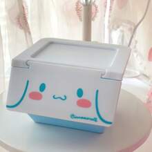Sanrio 3pcs/Sanrio Hello Kitty Y2K Desktop Clamshell Storage Box Kuromi My Melody Cinnamoroll Pochacco Jewelry Box Trash Storage Box Gifts