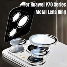1 件带定位工具的相机镜头钢化玻璃保护膜，兼容华为 Pura 70/70 Pro/70 Ultra；也适用于带金属镜头环的华为 Pura 80/Pura 80 Pro/Pura 80 Ultra 适用于日常防护、办公室、家庭镜头保护膜手机相机盖防水防震防摔防摔防刮防指纹全覆盖 - 彩色 - 查看 4