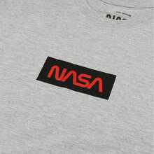 NASA Mens Box Logo TShirt (Grey) - Grey - View 3
