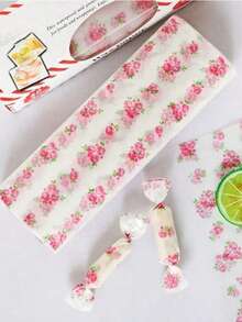 50 piezas de hojas de papel encerado premium impermeables, ideales para picnics de comida, envoltorios a prueba de grasa para pan, sándwiches, hamburguesas, papas fritas, herramientas de papel antiadherente para hornear, perfecto para boda, fiesta, utensilios de cocina (color y estilo al azar) - Rosa - Ver 5
