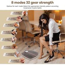 Foot Massager Mat For Neuropathy,EMS Foot Massager For Circulation And Pain Relief, Foldable Feet And Calves Massage Machine With 8 Modes And 32 Intensity Levels For Muscle Relaxation,FSA HSA Eligible - default - View 4