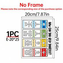 1pc Emotion Management Regulation Zone Educational Poster No.7, Classroom Decor, Wall Cloth Canvas Art Back To School,Classroom Decor,Office Decor,Room Decor,Home Decor,Wall Decor,Bathroom Decor,Bedroom Decor,Room Decoration Stuff,Posters,Back To School,School Supplies - Multicolor - View 19